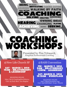 Kingdom Professionals Coaching Workshops MAR 2014